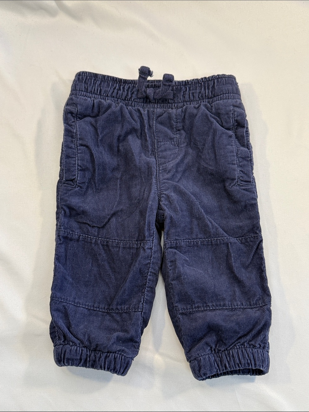 Gymboree Dark Blue lined Corduroy Joggers for Kids
